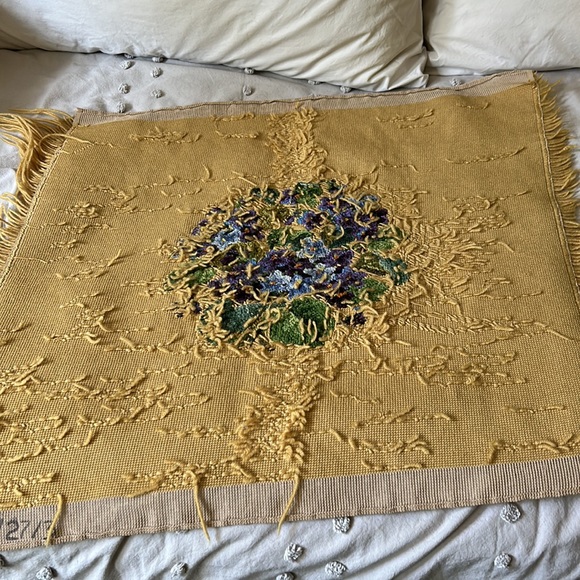 Embroidery Finished Violets-Large! - Picture 4 of 6